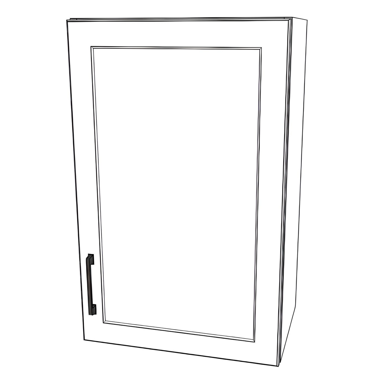 19" Wide x 30" High Wall Cabinet - Thermofoil Doors