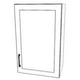 19" Wide x 30" High Wall Cabinet - Thermofoil Doors