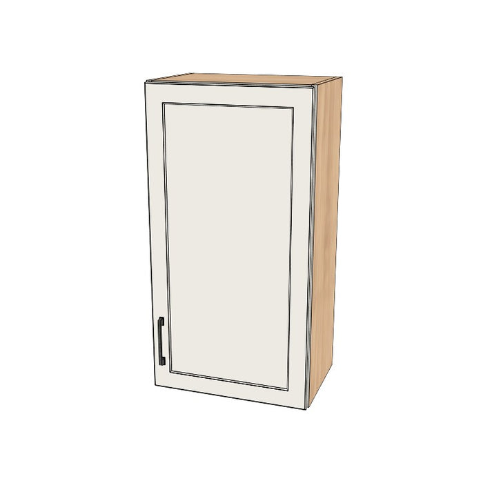 19" Wide x 36" High Wall Cabinet - (Hardrock Maple Melamine Boxes - Thermofoil Doors)