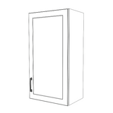 19" Wide x 36" High Wall Cabinet - Painted Doors