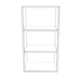 19" Wide x 36" High Wall Cabinet - Thermofoil Doors