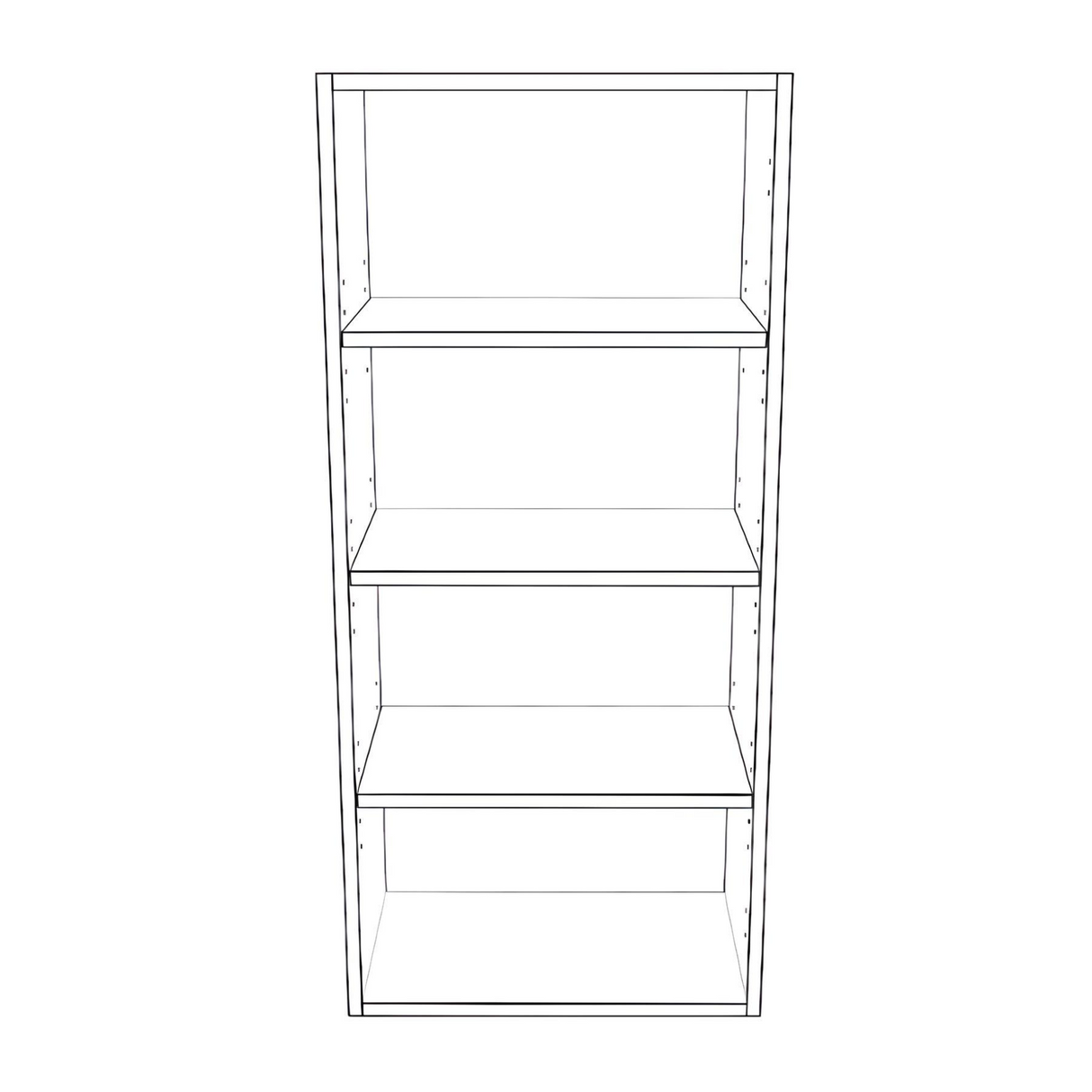 19" Wide x 42" High Wall Cabinet - Painted Doors