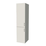 20" Wide Tall Pantry Cabinet - (White Melamine Boxes - Flat Panel Doors) 24 D
