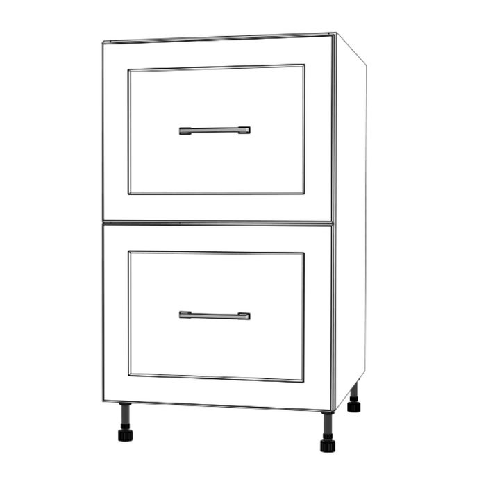 20" Wide Drawer Cabinet - Thermofoil Doors