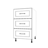 20" Wide Drawer Cabinet - Thermofoil Doors
