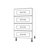 20" Wide Drawer Cabinet - Painted Doors
