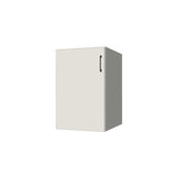 20" Wide Base Cabinet - (White Melamine Boxes - Flat Panel Doors)