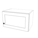 20" Wide x 12" High Wall Cabinet - (White Melamine Cabinets - Painted Doors)