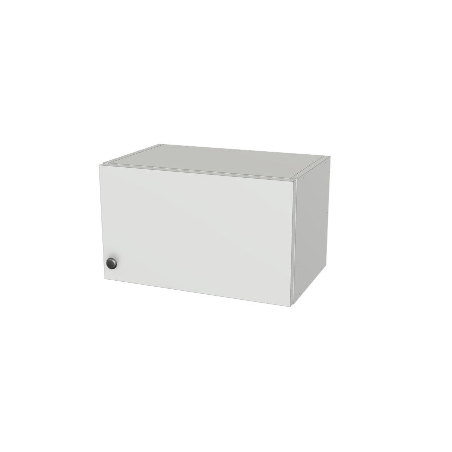20" Wide x 12" High Wall Cabinet - (White Melamine Boxes - Flat Panel Doors)