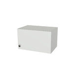20" Wide x 12" High Wall Cabinet - (White Melamine Boxes - Flat Panel Doors)