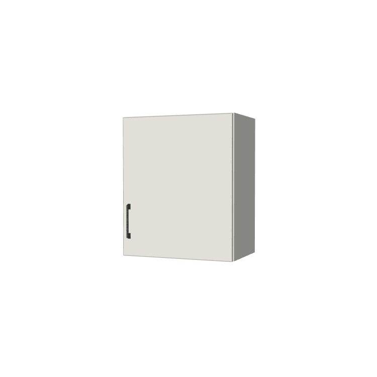 20" Wide x 24" High Wall Cabinet - (White Melamine Boxes - Flat Panel Doors)