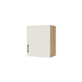 20" Wide x 24" High Wall Cabinet - (Hardrock Maple Melamine Boxes - Flat Panel Doors)