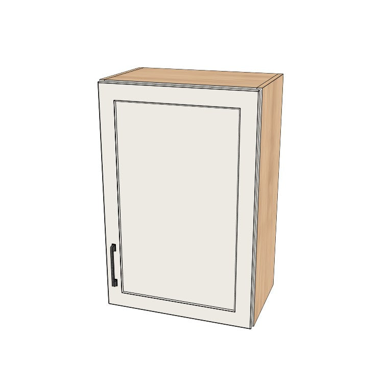 20" Wide x 30" High Wall Cabinet - (Hardrock Maple Melamine Boxes - Painted Doors)