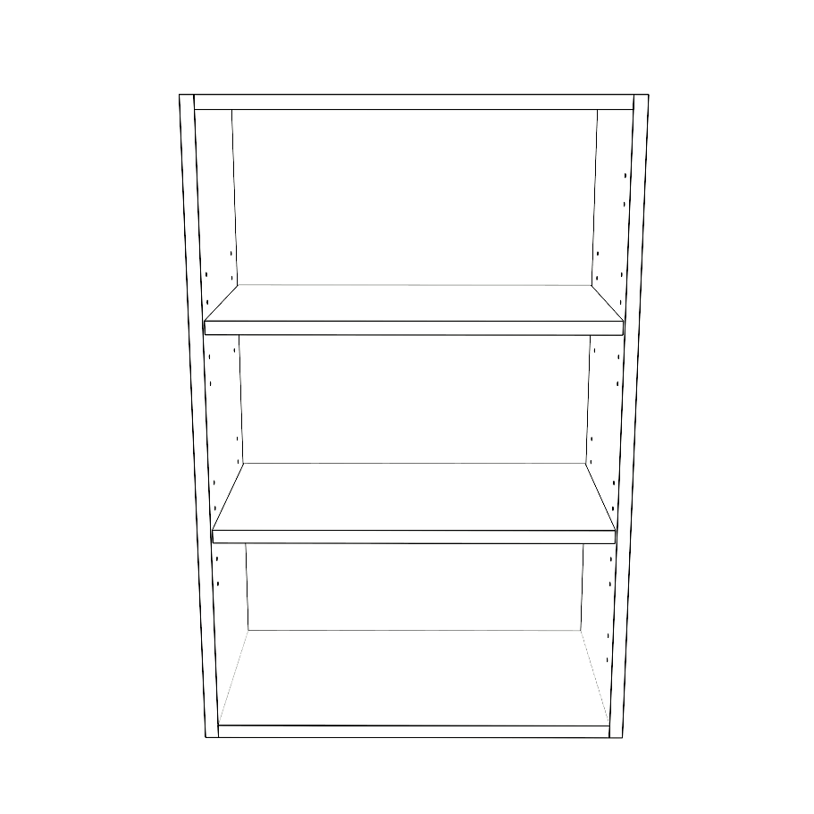 20" Wide x 30" High Wall Cabinet - Thermofoil Doors