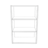 20" Wide x 30" High Wall Cabinet - Painted Doors
