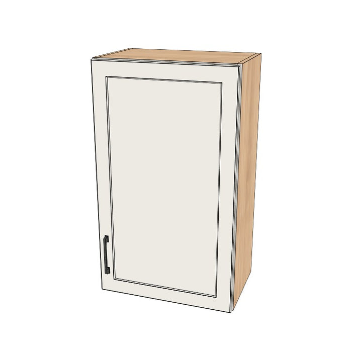 20" Wide x 34" High Wall Cabinet - (Hardrock Maple Melamine Boxes - Painted Doors)