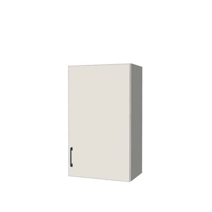 20" Wide x 34" High Wall Cabinet - (White Melamine Boxes - Flat Panel Doors)