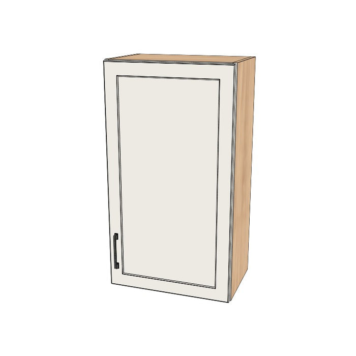 20" Wide x 36" High Wall Cabinet - (Hardrock Maple Melamine Boxes - Thermofoil Doors)