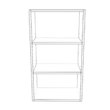 20" Wide x 36" High Wall Cabinet - Painted Doors