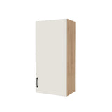 20" Wide x 42" High Wall Cabinet - (Hardrock Maple Melamine Boxes - Flat Panel Doors)