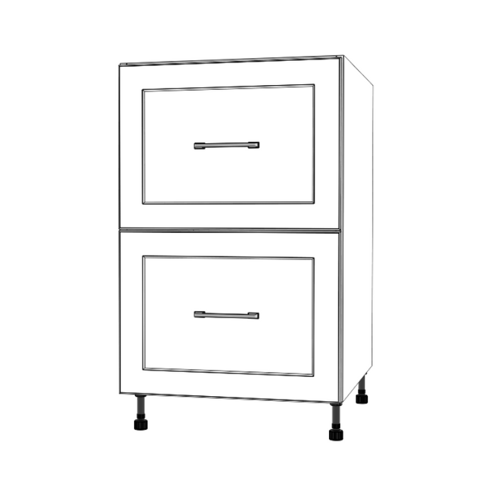 21" Wide Drawer Cabinet - Thermofoil Doors