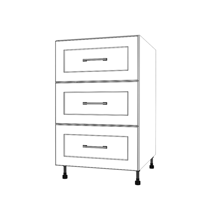 21" Wide Drawer Cabinet - Painted Doors