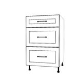 21" Wide Drawer Cabinet - Painted Doors