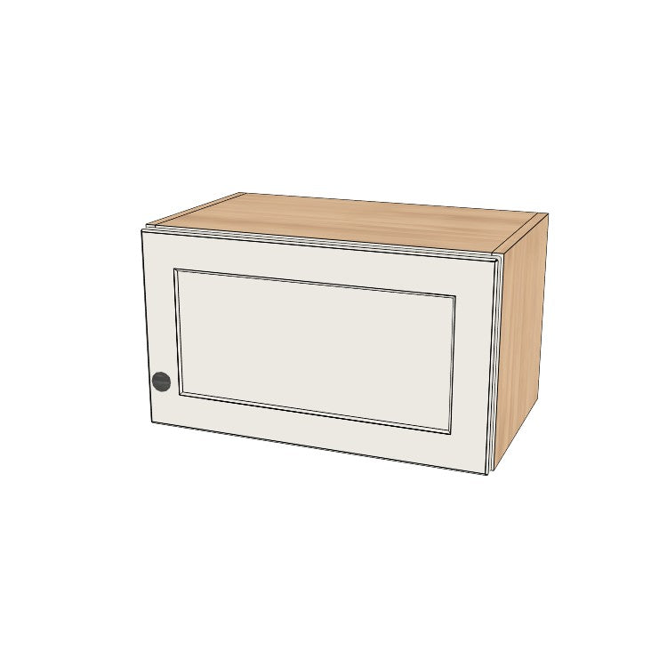 21" Wide x 12" High Wall Cabinet - (Hardrock Maple Boxes - Thermofoil Doors)