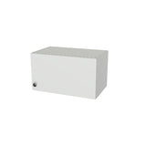 21" Wide x 12" High Wall Cabinet - (White Melamine Boxes - Flat Panel Doors)