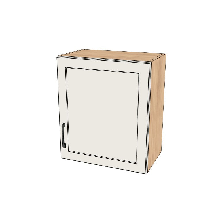 21" Wide x 24" High Wall Cabinet - (Hardrock Maple Melamine Boxes - Painted Doors)