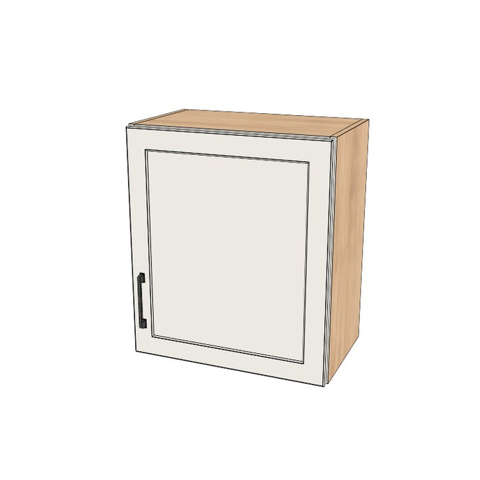 21" Wide x 24" High Wall Cabinet - (Hardrock Maple Melamine Boxes - Thermofoil Doors)