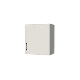 21" Wide x 24" High Wall Cabinet - (White Melamine Boxes - Flat Panel Doors)