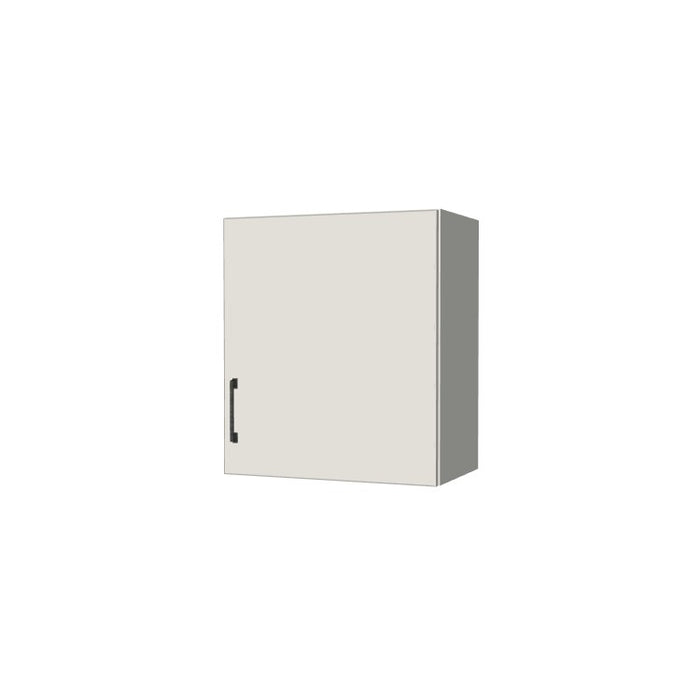 21" Wide x 24" High Wall Cabinet - (White Melamine Boxes - Flat Panel Doors)