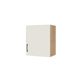 21" Wide x 24" High Wall Cabinet - (Hardrock Maple Melamine Boxes - Flat Panel Doors)