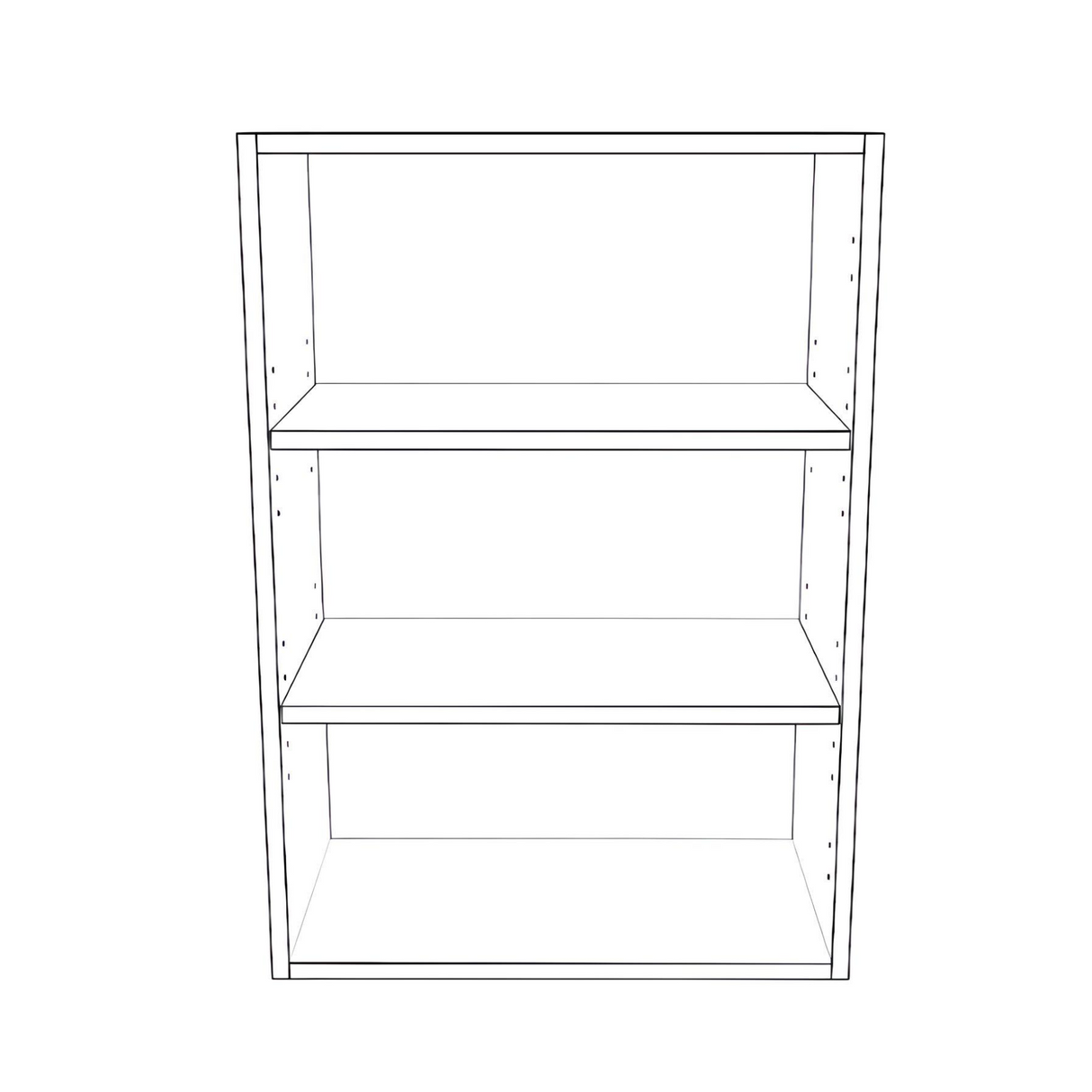 21" Wide x 30" High Wall Cabinet - Painted Doors