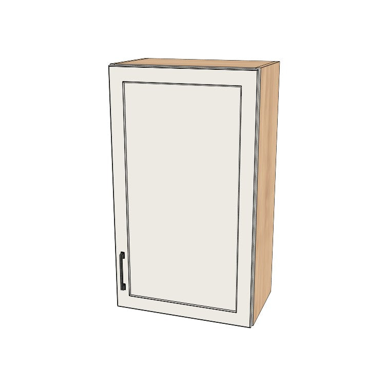21" Wide x 36" High Wall Cabinet - (Hardrock Maple Melamine Boxes - Thermofoil Doors)