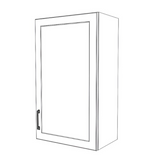 21" Wide x 36" High Wall Cabinet - Painted Doors