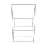 21" Wide x 36" High Wall Cabinet - Thermofoil Doors