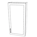 21" Wide x 42" High Wall Cabinet - Thermofoil Doors