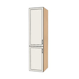 21" Wide Tall Pantry Cabinet - (Ply Wood Boxes - Painted Doors) 24 D