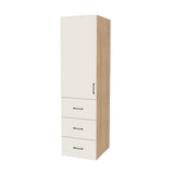 22" Wide Tall Pantry Cabinet with Drawer - (Ply Wood Boxes - Flat Panel Doors) 24 D