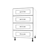 22" Wide Drawer Cabinet - Thermofoil Doors