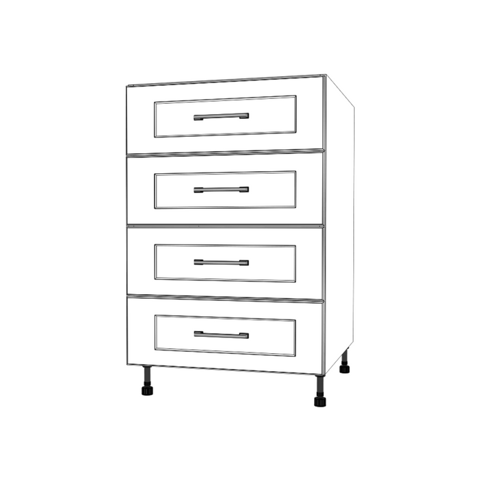 22" Wide Drawer Cabinet - Painted Doors