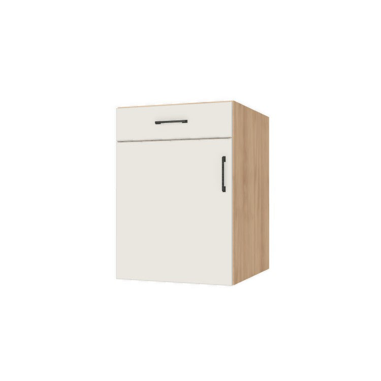 22" Wide Base Cabinet With Drawer On Top - (Ply Wood Boxes - Flat Panel Doors)