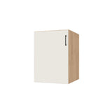 22" Wide Base Cabinet - (Hardrock Maple Melamine Boxes - Flat Panel Doors)