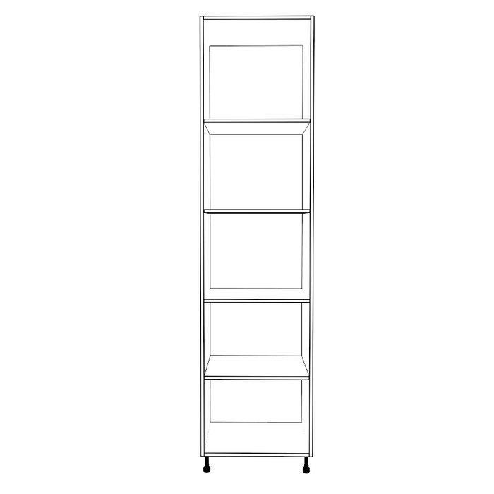 22" Wide Tall Pantry Cabinet - Thermofoil Doors