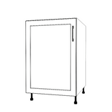 22" Wide Base Cabinet - Painted Doors