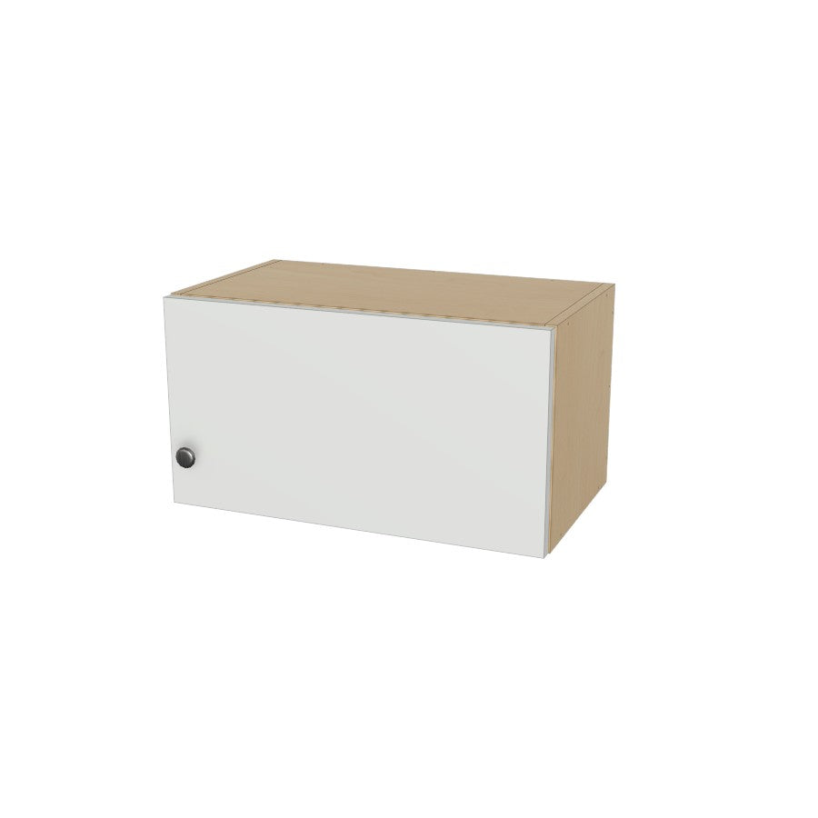 22" Wide x 12" High Wall Cabinet - (Hardrock Maple Boxes - Flat Panel Doors)