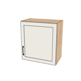 22" Wide x 24" High Wall Cabinet - (Hardrock Maple Melamine Boxes - Painted Doors)