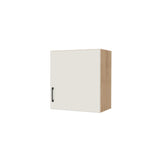 22" Wide x 24" High Wall Cabinet - (Hardrock Maple Melamine Boxes - Flat Panel Doors)